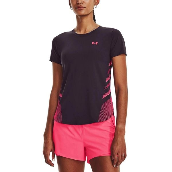 Koszulka sportowa damska Under Armour Iso-Chill Laser II z krótkim rękawem. Czerwone t-shirty sportowe Under Armour, xs, bez wzorów, z elastanu, bez ramiączek, do biegania. W wyprzedaży za 210.20 zł.