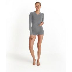 Bokserki damskie Falke Wool-Tech Light. Szare bokserki damskie Falke, bez wzorów, z dzianiny. Za 333.00 zł.