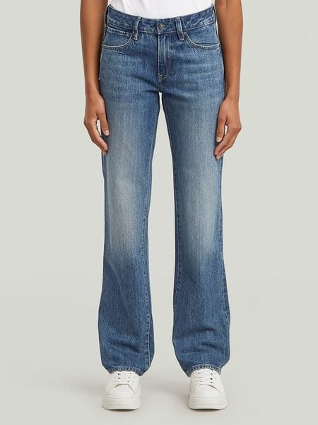 G-Star Dżinsy - Regular fit - w kolorze niebieskim rozmiar: W27/L32. Niebieskie jeansy G-Star, l, z aplikacjami, z bawełny, klasyczne. Za 179.22 zł.