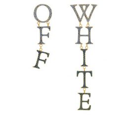 Kolczyki Off-White. Żółte kolczyki OFF-WHITE, złote. Za 829.99 zł.