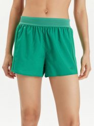 4F Szorty sportowe 4FWSS24TFSHF502 Zielony Regular Fit. Zielone szorty sportowe 4f, bez wzorów, z syntetyku, do biegania. Za 99.99 zł.