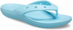 Japonki Dla Dorosłych Crocs Classic Flip. Niebieskie japonki Crocs, bez wzorów, z materiału. Za 97.99 zł.