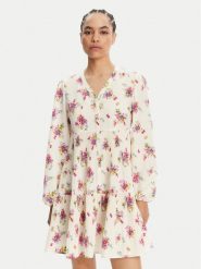 Liu Jo Sukienka codzienna WA5168 T3786 Écru Relaxed Fit. Sukienki Liu Jo, na co dzień, bez wzorów, z syntetyku, bez kołnierzyka, bez ramiączek, proste. Za 639.99 zł.