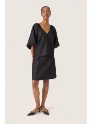 Soaked in Luxury Bluzka w kolorze czarnym rozmiar: XL. Czarne bluzki Soaked in Luxury, xl, bez wzorów, bez kołnierzyka, bez ramiączek. Za 165.99 zł.