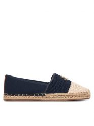 Tommy Hilfiger Espadryle Script Crochet Espadrille FW0FW09502 Granatowy. Niebieskie espadryle Tommy Hilfiger, bez wzorów, z materiału, bez obcasa. Za 369.99 zł.