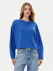 Gap Bluza 767368-02b Niebieski Oversize. Niebieskie bluzy GAP, xs, bez wzorów, z bawełny, bez kaptura. Za 129.99 zł.
