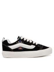 Vans Tenisówki Knu Skool VN000D75F2B1 Czarny. Czarne trampki Vans, bez wzorów, ze skóry, bez zapięcia. Za 289.99 zł.