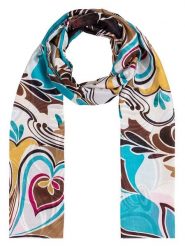 More & More Szal ze wzorem rozmiar: onesize. Szaliki i kominy More & More, bez wzorów, z materiału. Za 34.99 zł.