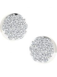 Vittoria Jewels Złote kolczyki-wkrętki z diamentami rozmiar: onesize. Szare kolczyki Vittoria Jewels, z diamentem, złote. Za 1,035.99 zł.