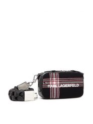 KARL LAGERFELD Wymienny pasek do torebki 221W3903 Czarny. Czarne torebki klasyczne KARL LAGERFELD, bez wzorów, ze skóry, bez dodatków. Za 499.99 zł.