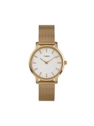 Timex Zegarek Transcend TW2Y10300 Złoty. Żółte, analogowe zegarki Timex, złote. Za 479.99 zł.