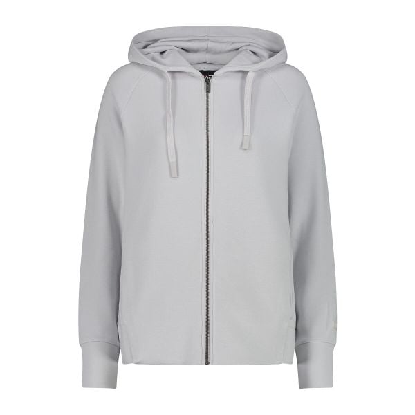 Damska bluza z kapturem z jerseyu CMP. Białe bluzy CMP, bez wzorów, z jersey, eleganckie, bez ramiączek, z kapturem. Za 353.75 zł.