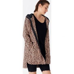 Parka oversize w panterkę - Wielobarwn. Płaszcze marki House. Za 139.99 zł.