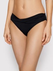 Seafolly Dół od bikini Twist Band 44320-942 Czarny. Czarne bikini Seafolly, bez wzorów, z syntetyku. Za 189.99 zł.