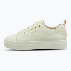 Buty damskie GANT Avona. Białe buty treningowe Gant, na lato, bez wzorów, z gumy, bez zapięcia, trekkingowe. Za 429.99 zł.