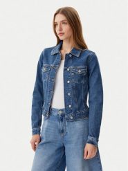 Tommy Jeans Kurtka jeansowa Vivianne DW0DW20120 Niebieski Slim Fit. Niebieskie kurtki Tommy Jeans, xs, bez wzorów, z bawełny, bez kaptura. Za 239.99 zł.