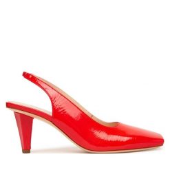 Czółenka AGL. Brązowe czółenka AGL, bez wzorów, bez obcasa, bez zapięcia. Za 1,739.00 zł.