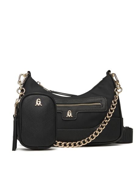 Steve Madden Torebka Bgreed SM13001829 Czarny. Czarne torebki klasyczne Steve Madden, bez wzorów, ze skóry, bez dodatków. Za 349.99 zł.