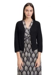 CARTOON Kardigan w kolorze czarnym rozmiar: 38. Czarne swetry Cartoon, bez wzorów, bez ramiączek. Za 82.99 zł.