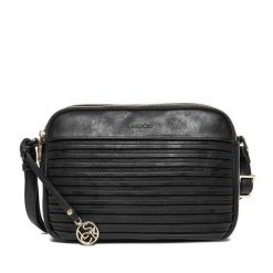 Torebka Lasocki. Czarne listonoszki Lasocki, bez wzorów, bez dodatków. Za 179.99 zł.