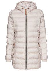 Camel Active Płaszcz pikowany w kolorze kremowym rozmiar: 40. Brązowe płaszcze Camel Active, bez wzorów, bez kaptura. Za 546.48 zł.