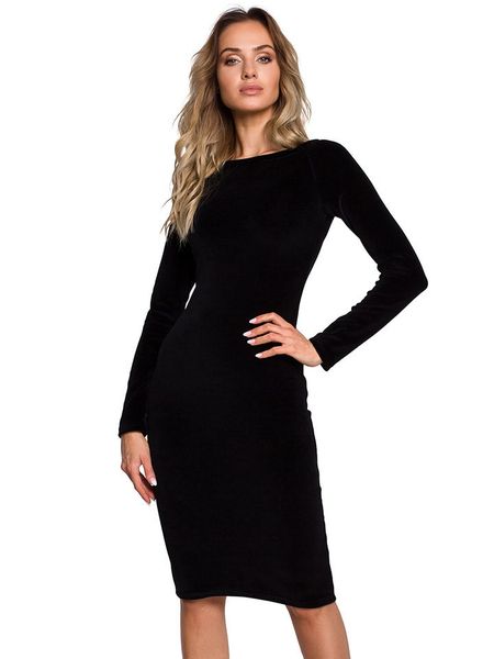 Made of emotion Sukienka w kolorze czarnym rozmiar: S. Czarne sukienki Made Of Emotion, s, bez wzorów, z bawełny, bez kołnierzyka, bez ramiączek, midi. Za 194.99 zł.