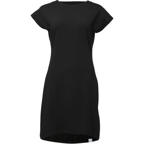 Sukienka damska LOAP Abmajka, XS, czarna. Czarne sukienki WOMEN'S HEALTH, s, bez wzorów, z elastanu, eleganckie, bez kołnierzyka, bez ramiączek, sportowe. Za 175.99 zł.