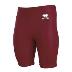 Errea Dawe Bermuda Jr 00150 Bordowe Szorty Dorośli. Czerwone szorty sportowe ERREA, bez wzorów, z elastanu, do biegania. Za 154.15 zł.