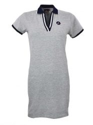Peak Mountain Sukienka polo w kolorze szarym rozmiar: L. Szare sukienki Peak Mountain, na co dzień, l, bez wzorów, bez kołnierzyka, bez ramiączek, mini, proste. Za 114.95 zł.
