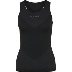 Damski tank top Hummel First Seamless. Czarne topy Hummel, l, bez wzorów, sportowe, bez kołnierzyka, bez ramiączek. Za 70.00 zł.