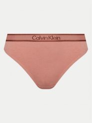 Calvin Klein Underwear Stringi 000QF7954E Różowy. Czerwone stringi Calvin Klein Underwear, bez wzorów, z bawełny. Za 79.99 zł.
