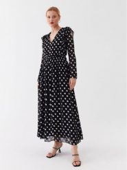 KARL LAGERFELD Sukienka codzienna 230W1303 Czarny Regular Fit. Czarne sukienki KARL LAGERFELD, na co dzień, bez wzorów, z wiskozy, bez kołnierzyka, bez ramiączek, proste. Za 1,849.00 zł.