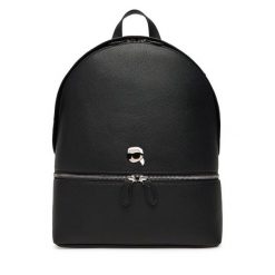 Plecak KARL LAGERFELD. Czarne plecaki KARL LAGERFELD, bez wzorów, bez dodatków. Za 769.99 zł.