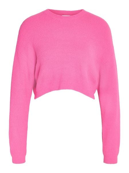 Noisy may Sweter "Neel" w kolorze różowym rozmiar: L. Różowe swetry Noisy May, l, bez wzorów, bez ramiączek. Za 48.16 zł.