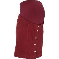 Spódnica sztruksowa ciążowa bonprix czerwony kasztanowy. Spódnice marki bonprix. Za 49.99 zł.
