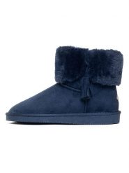 ISLAND BOOT Botki zimowe "Cinnamon" w kolorze granatowym rozmiar: 41. Niebieskie botki Island Boot, bez wzorów, z materiału, bez obcasa, bez zapięcia. Za 159.82 zł.