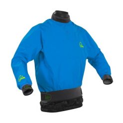 Kurtka kajakowa górska na wyprawy wodne unisex Palm Velocity wodoodporna. Niebieskie kurtki PALM, na jesień, m, bez wzorów, z nylonu, sportowe, bez kaptura. Za 975.00 zł.