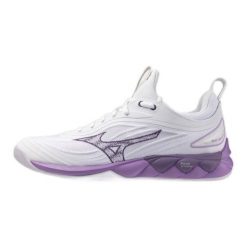 Buty Mizuno Wave Luminous 3 V1GC242035 białe. Białe buty treningowe bez wzorów, bez zapięcia, do siatkówki, mizuno wave. Za 701.87 zł.