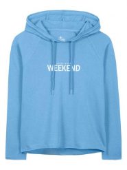 Herrlicher Bluza w kolorze błękitnym rozmiar: M. Niebieskie bluzy Herrlicher, m, bez wzorów, bez ramiączek, z kapturem. Za 180.91 zł.