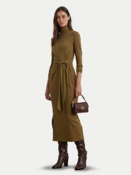 LAUREN RALPH LAUREN Sukienka codzienna 250918980005 Brązowy Slim Fit. Brązowe sukienki Lauren Ralph Lauren, na co dzień, xxl, bez wzorów, z bawełny, bez kołnierzyka, bez ramiączek, proste. Za 479.99 zł.
