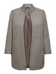 ONLY Carmakoma Marynarka 15296009 Szary Regular Fit. Szare marynarki i żakiety Only Carmakoma, bez wzorów, z syntetyku, bez ramiączek. Za 139.99 zł.