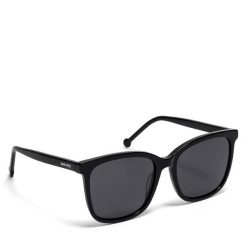 Okulary przeciwsłoneczne Nine West. Czarne okulary przeciwsłoneczne Nine West, bez wzorów. Za 149.99 zł.