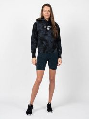Bluza trekking damska Tie-Die. Czarne bluzy Champion, m, bez wzorów, z bawełny, z kapturem, trekkingowe. Za 418.45 zł.
