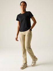 Regatta Spodnie funkcyjne "Travel Light II Packaway" w kolorze khaki rozmiar: 38. Brązowe spodnie dresowe Regatta, bez wzorów, z materiału. Za 167.28 zł.