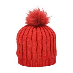 Kapelusz damski CMP. Czerwone kapelusze CMP, na zimę, bez wzorów, z dżerseju, eleganckie. Za 69.99 zł.