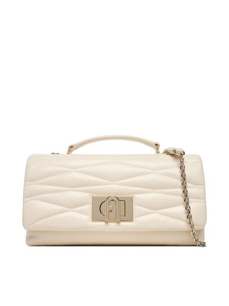 Furla Torebka WE00798-BX3548-PNN00-1-007-20-CN-E Biały. Białe torebki klasyczne Furla, bez wzorów, ze skóry, bez dodatków. Za 819.00 zł.