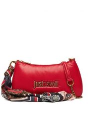 Just Cavalli Torebka 79RA4BD7 ZS748 Czerwony. Czerwone kopertówki Just Cavalli, bez wzorów, ze skóry, wizytowe, bez dodatków. Za 579.99 zł.