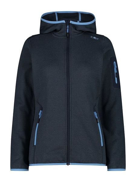 CMP Kurtka polarowa w kolorze granatowym rozmiar: 36. Niebieskie kurtki CMP, bez wzorów, z materiału, bez kaptura. Za 170.87 zł.