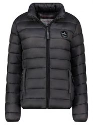 Geographical Norway Kurtka pikowana "Atikahadge" w kolorze czarnym rozmiar: XXL. Czarne kurtki Geographical Norway, xxl, bez wzorów, bez kaptura. Za 168.46 zł.