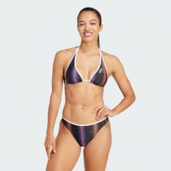 Bikini Tiro Neckholder. Białe bikini adidas, bez wzorów, z materiału. W wyprzedaży za 219.10 zł.